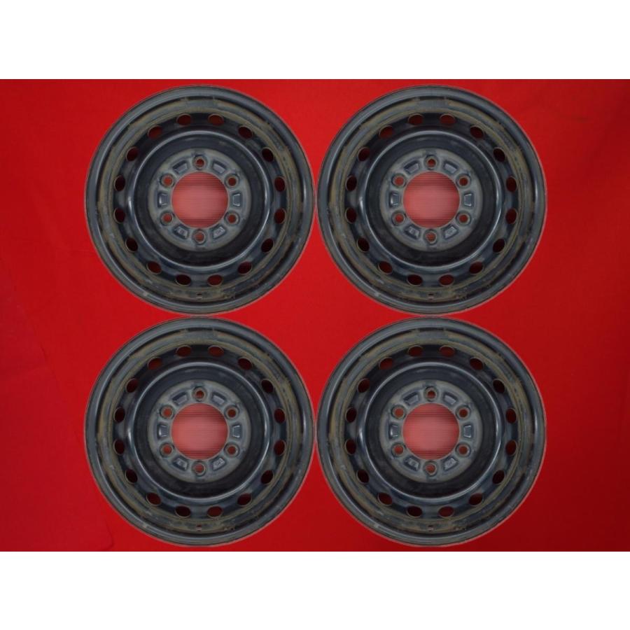 激安 4本セット】ハイエース 200系 純正 スチールホイール 鉄ホイール