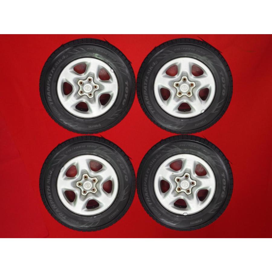 激安 4本SET】ハリアー 10系 純正 スチール 鉄ホイール [6.5J +35