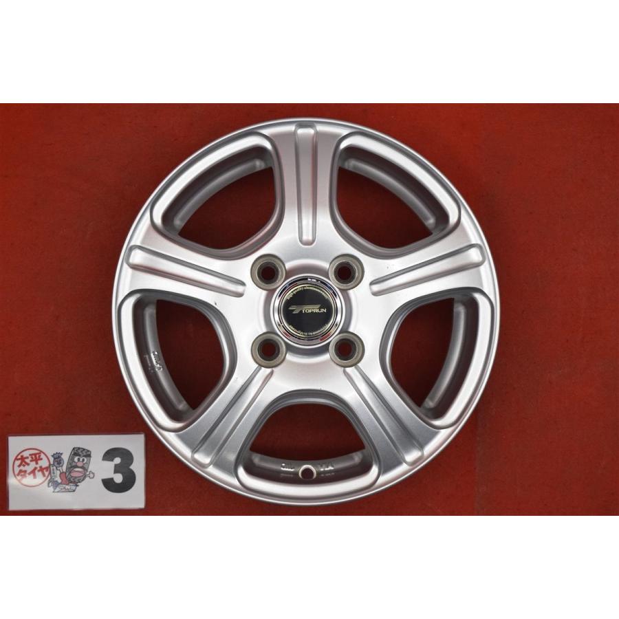 ブリヂストン TOPRUN NK5 13インチ ホイール 4本 4J-13 +45 PCD100 4穴