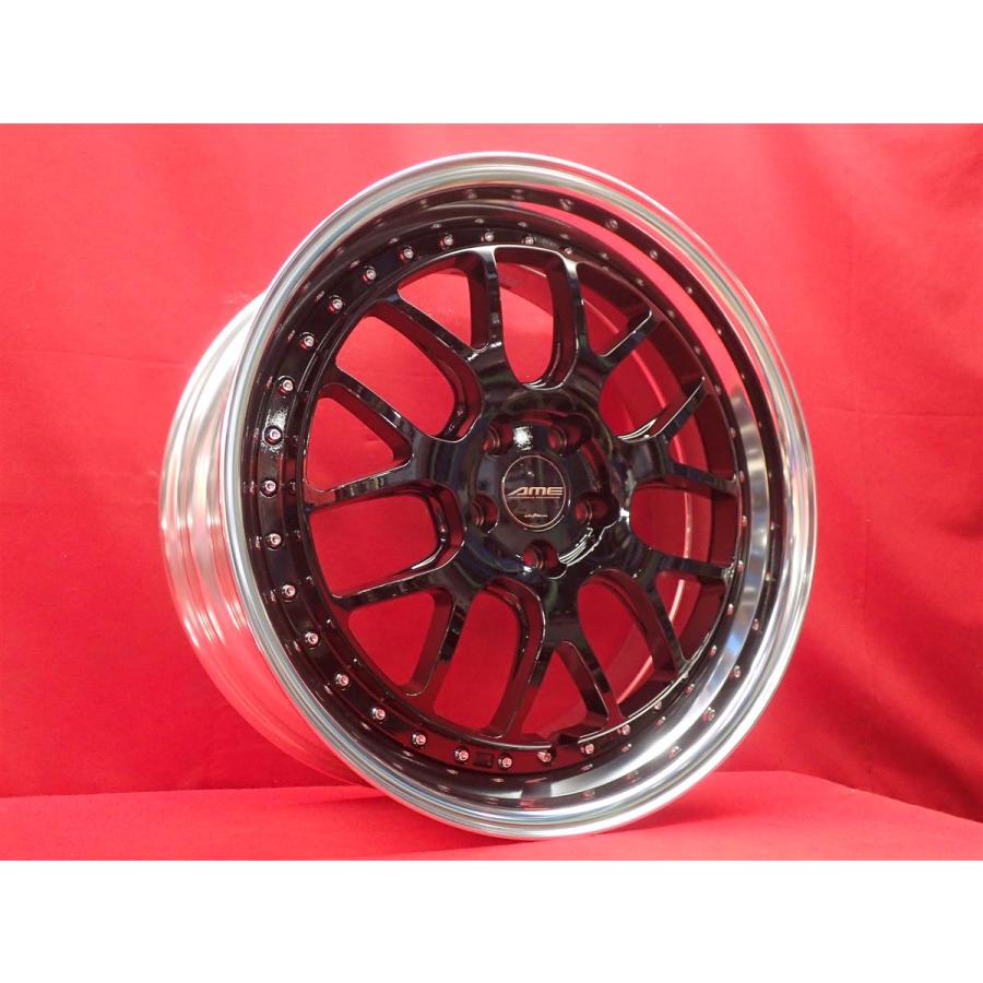 KYOHO AME エーエムイー SHALLEN シャレン VMX 中古ホイール 4本 8.5J