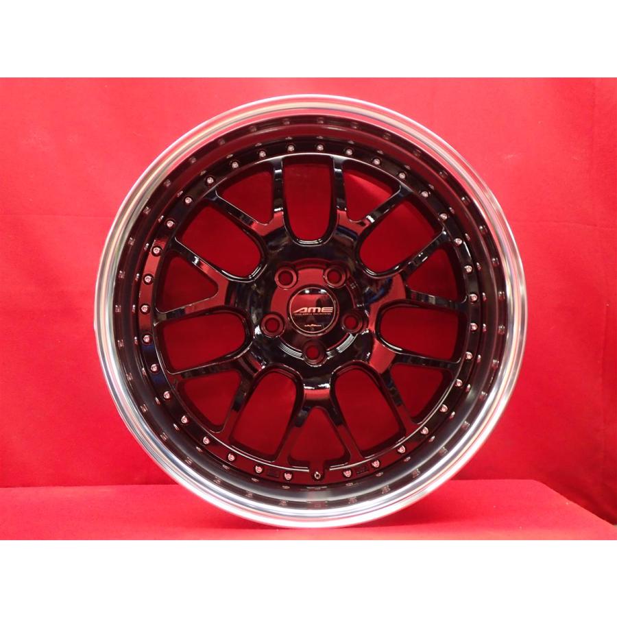 KYOHO AME エーエムイー SHALLEN シャレン VMX 中古ホイール 4本 8.5J