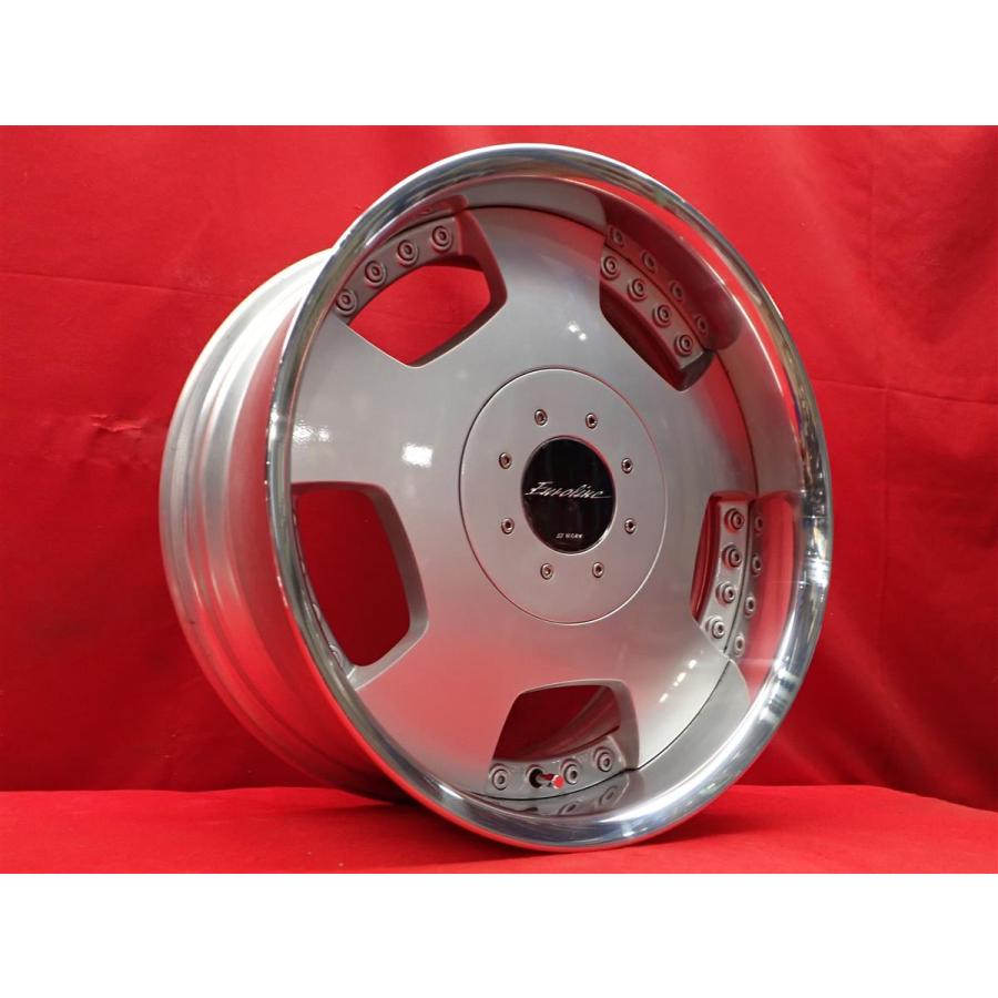 リム深60mm WORK ワーク Euroline ユーロライン DH SUV 中古ホイール 4