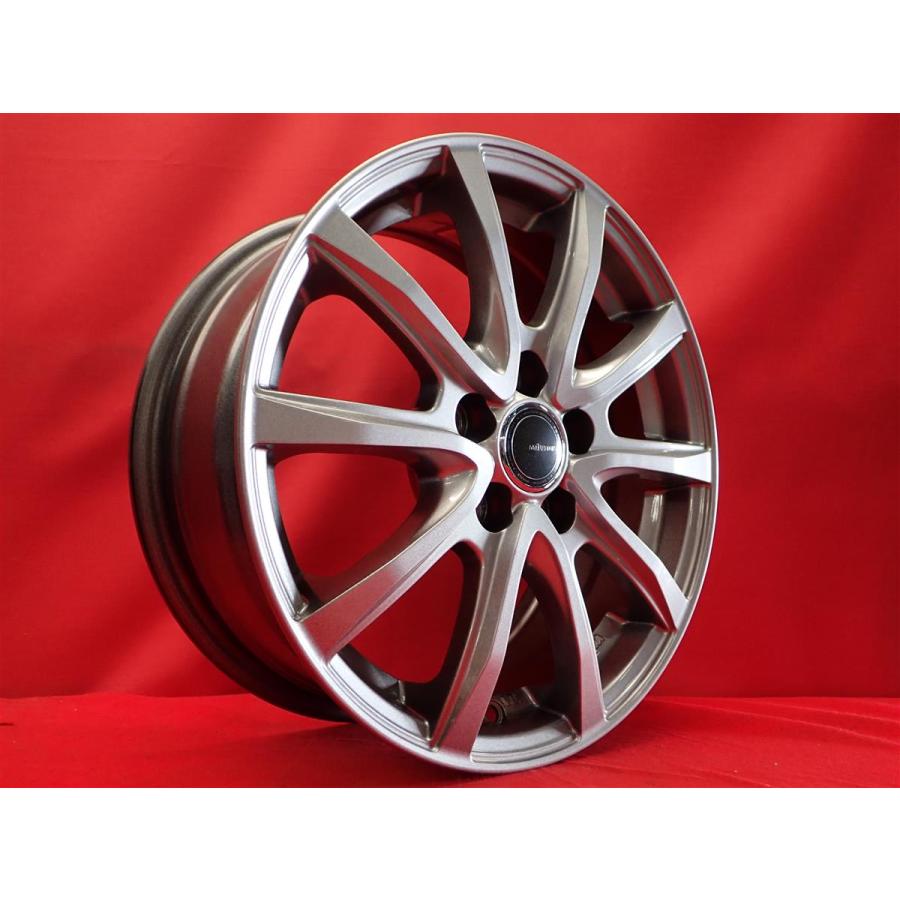 MILLOUS ミルアス VX 中古ホイール 4本 6J 15インチ PCD100 5穴 +43