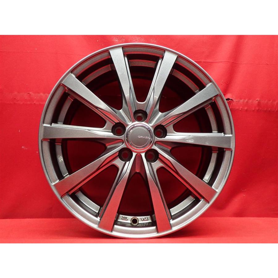GRASS ZX 中古ホイール 4本 6.5J 16インチ PCD100 5穴 +48 ハブ67