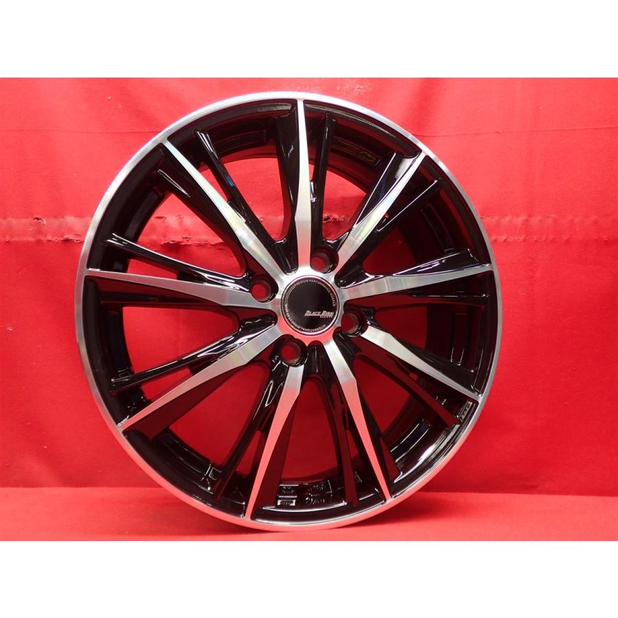 BLACKBIRD ブラックバード BB094 中古ホイール 4本 5J 16インチ PCD100