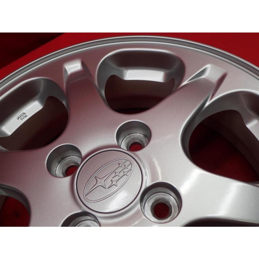 SUBARU スバル R1 純正 6スポーク 中古ホイール 4本 4.5J 15インチ