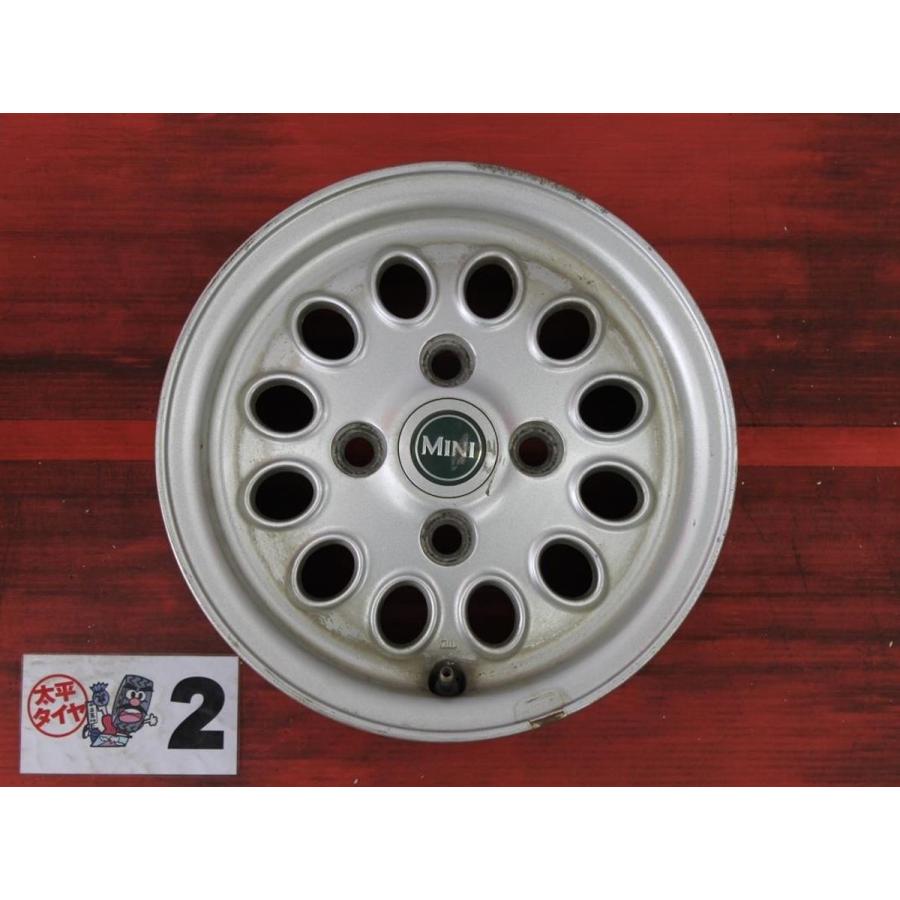 激安 4本セット】ローバー ミニ クーパー 純正 丸穴 ディッシュ アルミ
