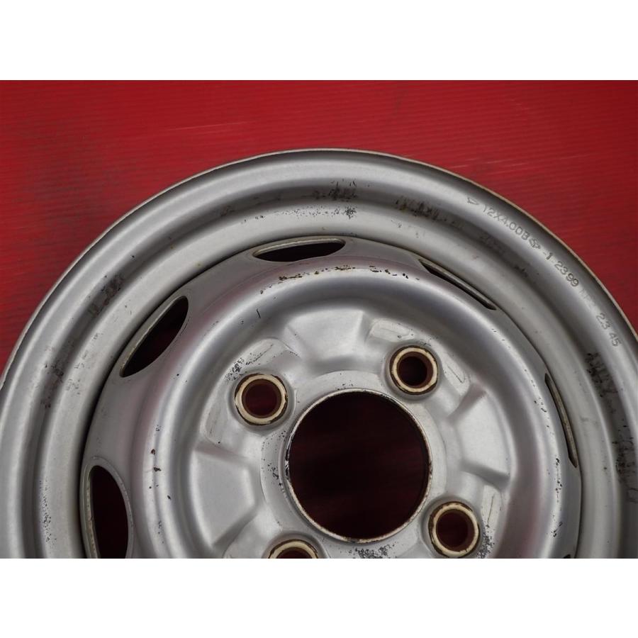 希少品 2本セット】ダイハツ 純正 スチール 鉄ホイール 鉄チン 中古品