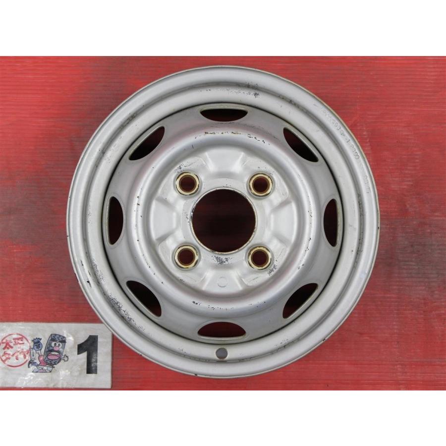 希少品 2本セット】ダイハツ 純正 スチール 鉄ホイール 鉄チン 中古品