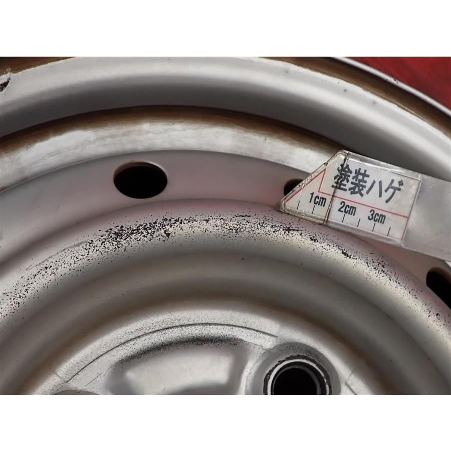 激安 4本セット】ダイハツ ハイゼット 純正 スチールホイール 鉄