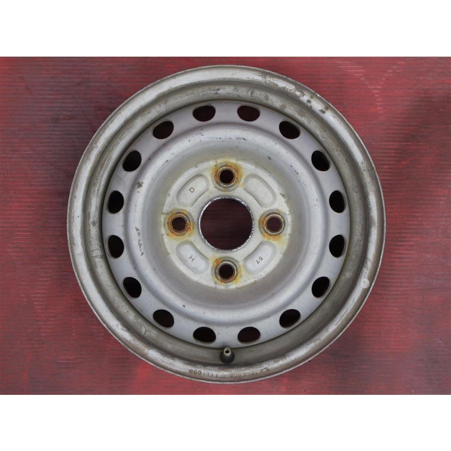 激安 4本セット】ダイハツ ハイゼット 純正 スチールホイール 鉄