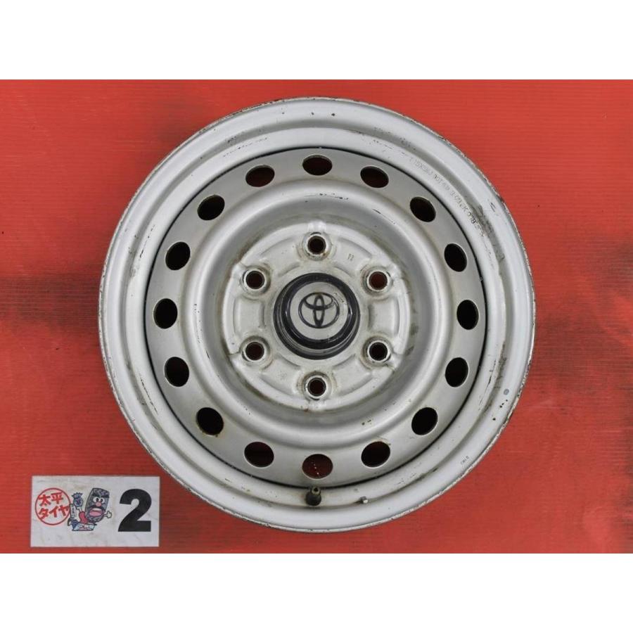 激安 4本セット】トヨタ ハイエース 100系/2WD 純正 スチール 鉄