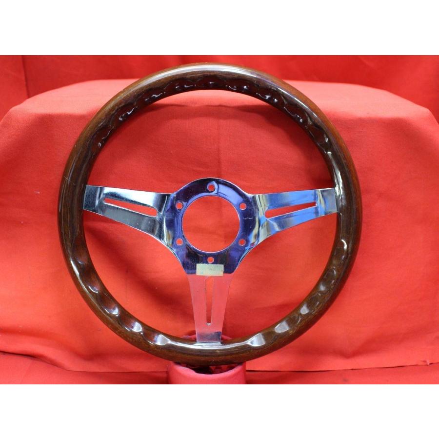 ☆DAIWA 小径ウッドステアリング 31.5Φ 当時物！街道レーサー ヤング