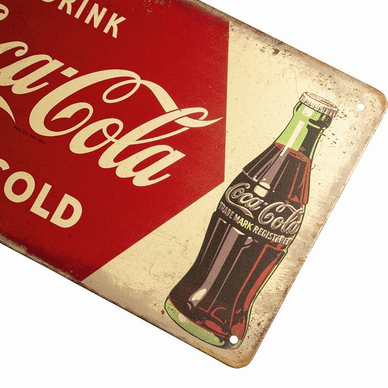 kazu】コカコーラ サインボード 看板 アメリカン雑貨 ガレージ 木製