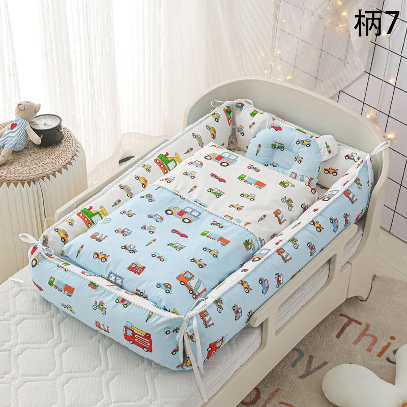 ベビー布団 ベビーベッド布団セット ベッドガード 枕付き 掛布団付き