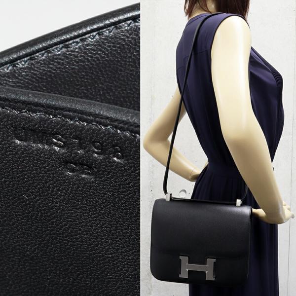 HERMES（エルメス） ショルダーバッグ コンスタンス3 24 エプソン 黒