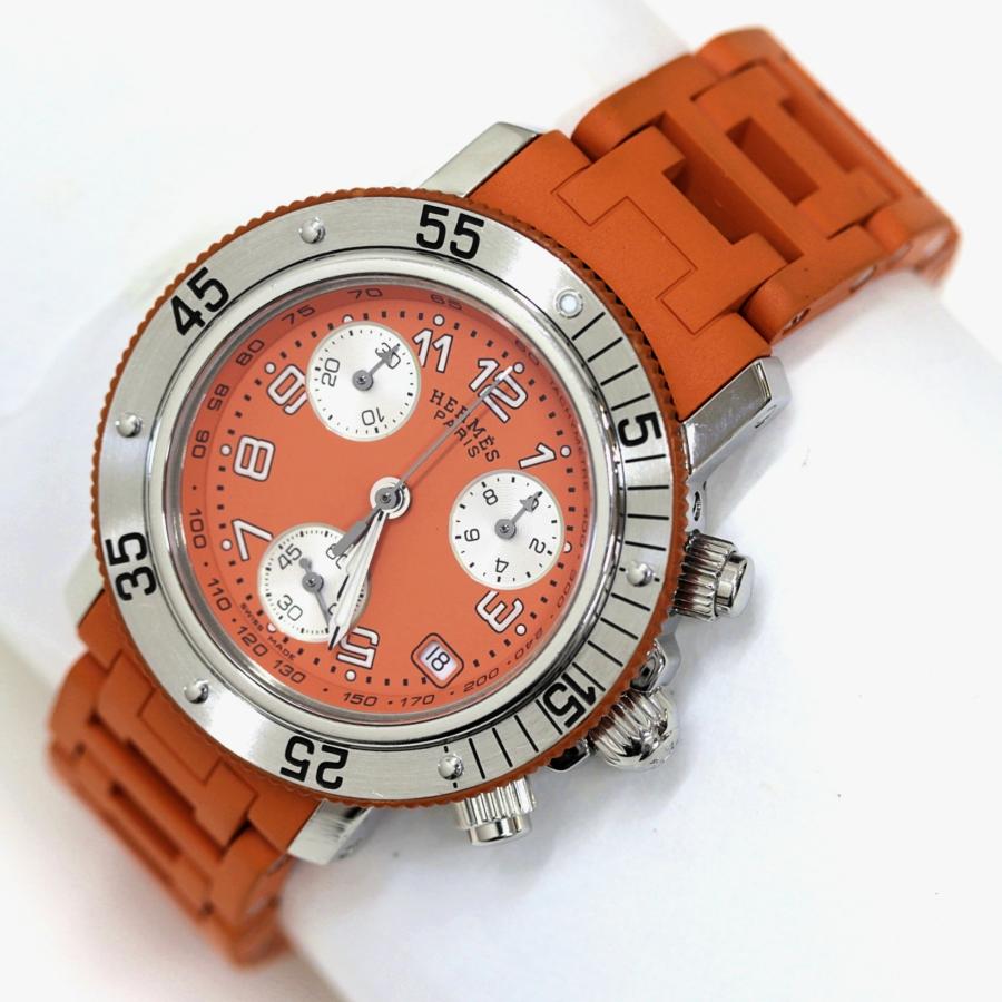 クリッパー（HERMES） エルメス クリッパークロノ CL2.316 腕時計