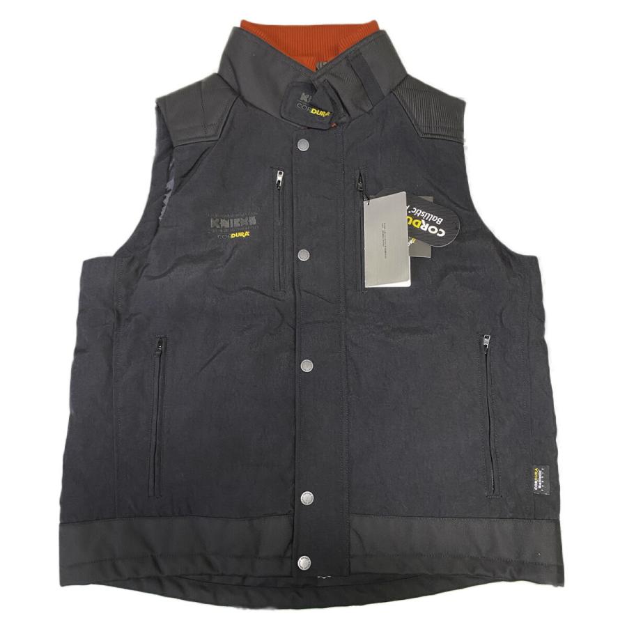 ニックス(KNICKS) 数量限定 ワークベスト 防寒着 ブラック:レッド LL