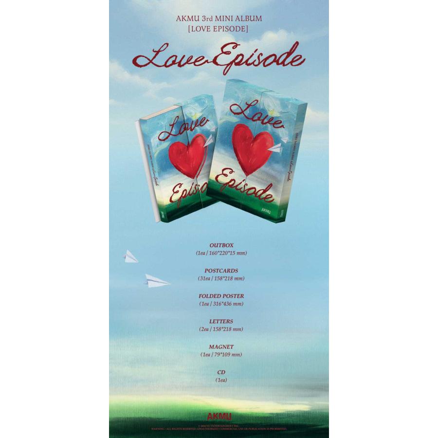 6/3 韓国発売】AKMU アクミュー 3RD MINI LOVE EPISODE 3集 ミニ