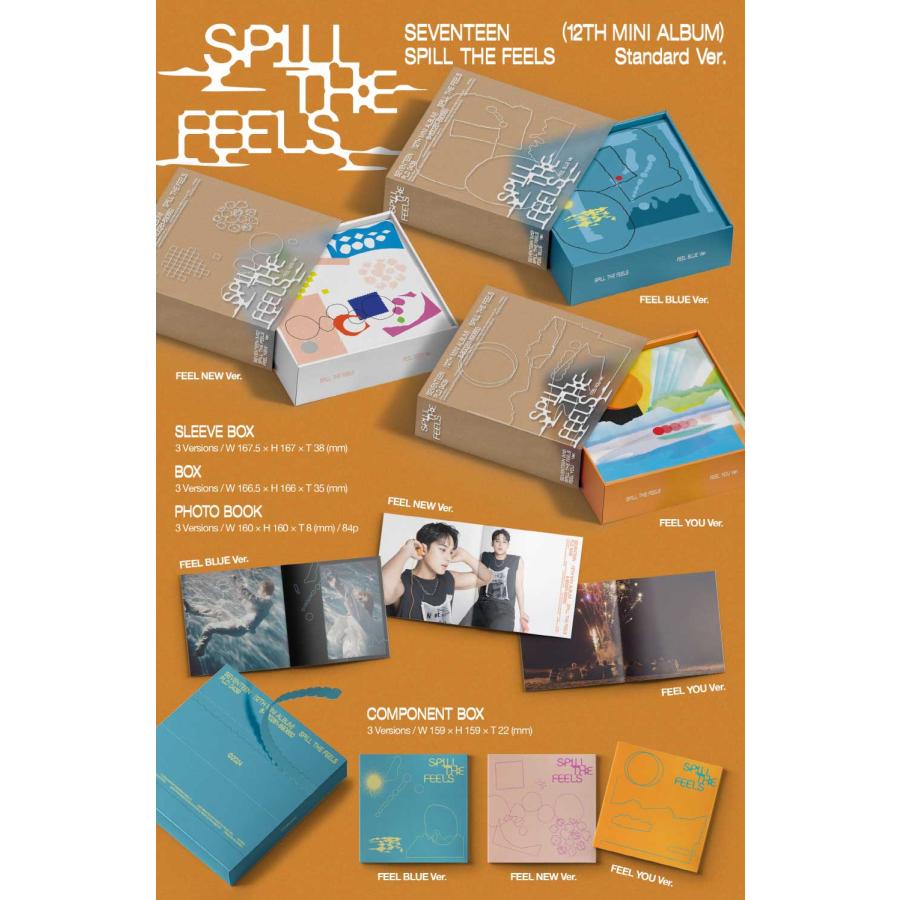 10/14 韓国発売】SEVENTEEN セブンティーン 12TH MINI SPILL THE FEELS