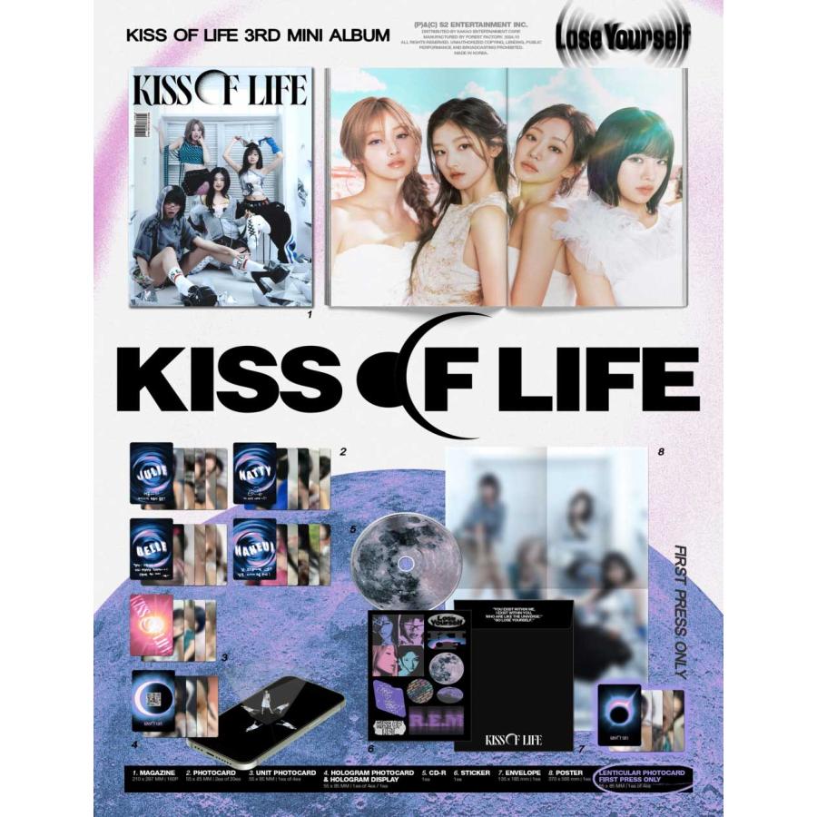 10/16 韓国発売】KISS OF LIFE キス オブ ライフ 3RD MINI ALBUM【Lose