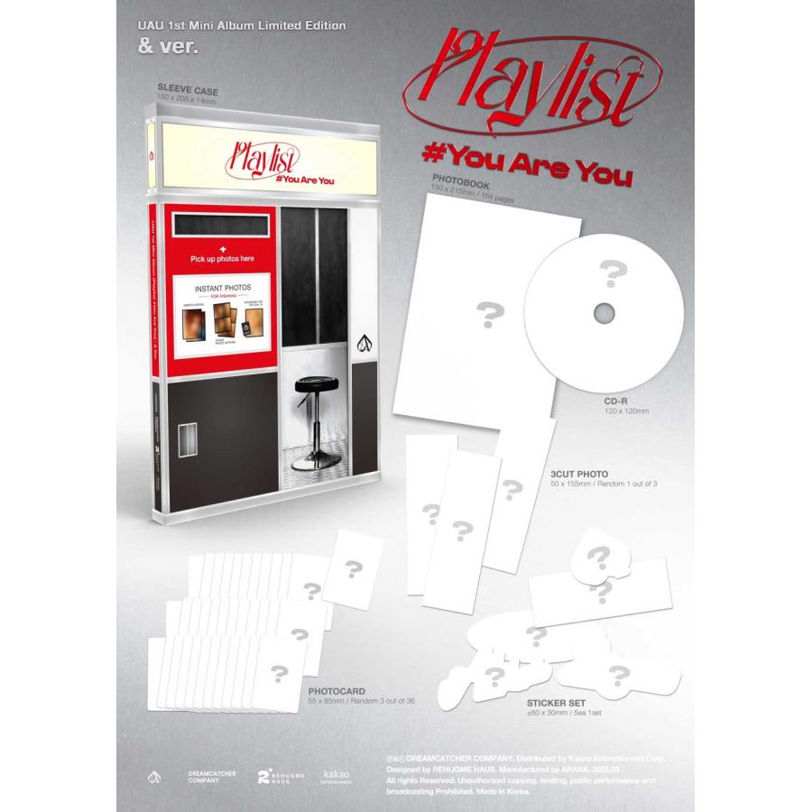 25/5/29 韓国発売】UAU ユアユ 1ST MINI Playlist You Are 限定版 ジユ
