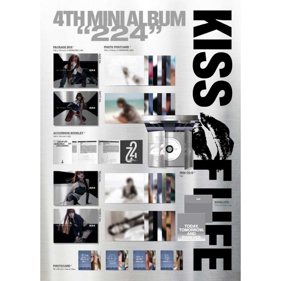 25/6/10 韓国発売】KISS OF LIFE キス オブ ライフ 4TH MINI ALBUM 224