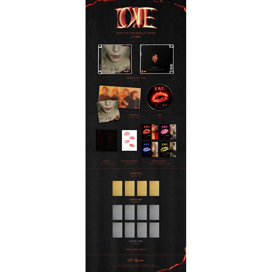 25/6/14 韓国発売】XLOV エックスラヴ I ONE 2集 シングル アルバム