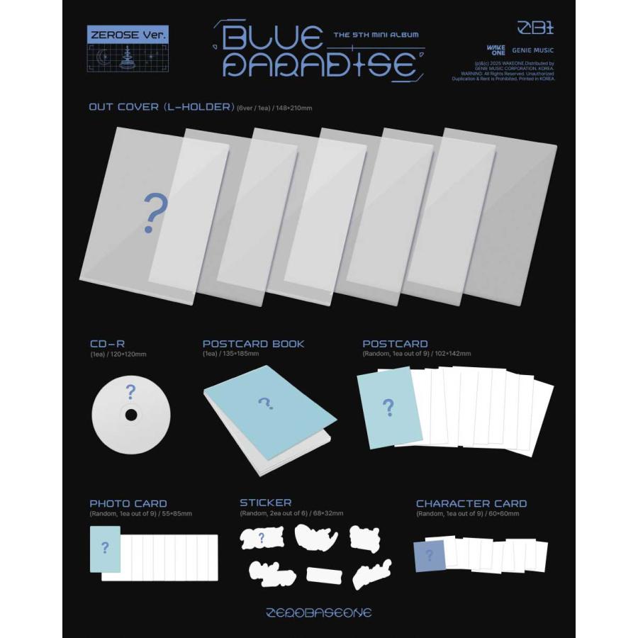 25/2/25 韓国発売】ZEROBASEONE ゼロベースワン ZB1 ゼベワン 5TH MINI