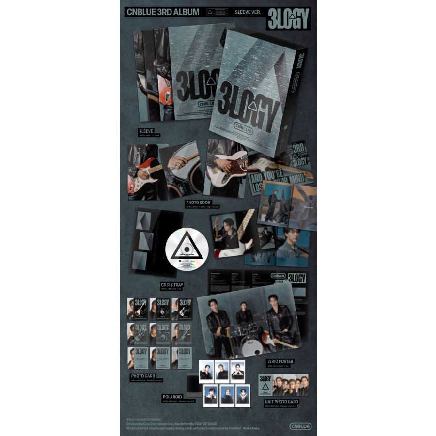 26/1/8 韓国発売】2種セット】CNBLUE シーエヌブルー 3RD 3LOGY 3集