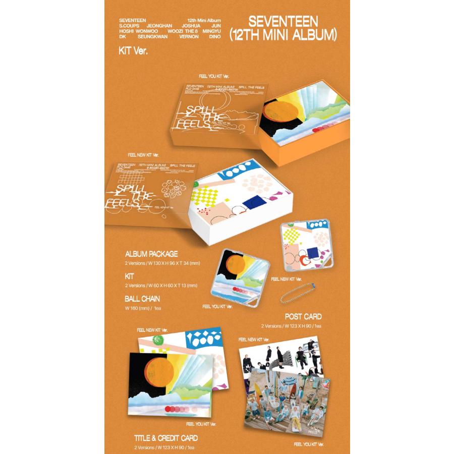 10/14 韓国発売】SEVENTEEN セブンティーン 12TH MINI SPILL THE FEELS