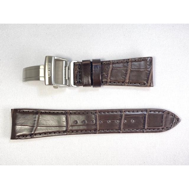 BRIGHTZ DFX6AW SEIKO ブライツ 22mm 純正革ベルト クロコダイル