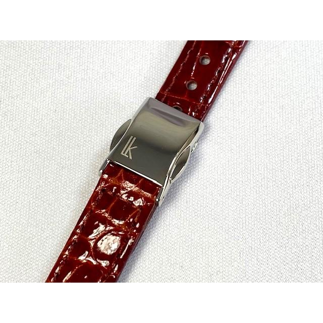 LUKIA L0AW015J9 SEIKO ルキア 13mm 純正革ベルト クロコダイル レッド