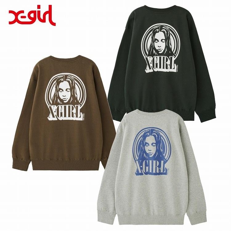 X-girl（エックスガール） スウェットトップス X-girl CIRCLE