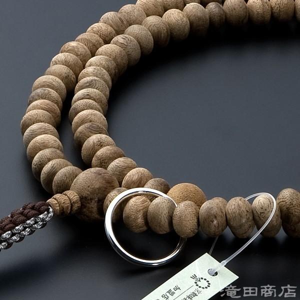 仏壇屋 滝田商店 数珠 曹洞宗 男性用 沈香(じんこう) みかん玉 尺3