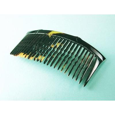 本べっ甲 櫛 黒甲 コーム ヘア アクセサリー (のし等ギフト対応無料