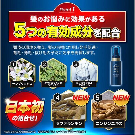 ニューモ 育毛剤 メンズ 発毛剤 公式 ニューモV 3本セット レディース