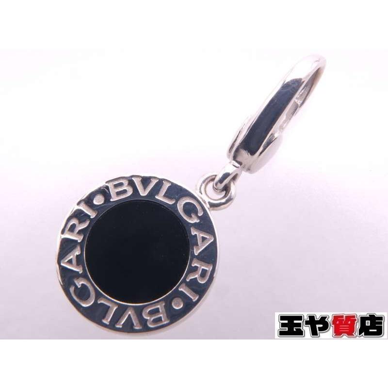 BVLGARI（ブルガリ） チャーム オニキス ペンダントトップ 750 K18WG