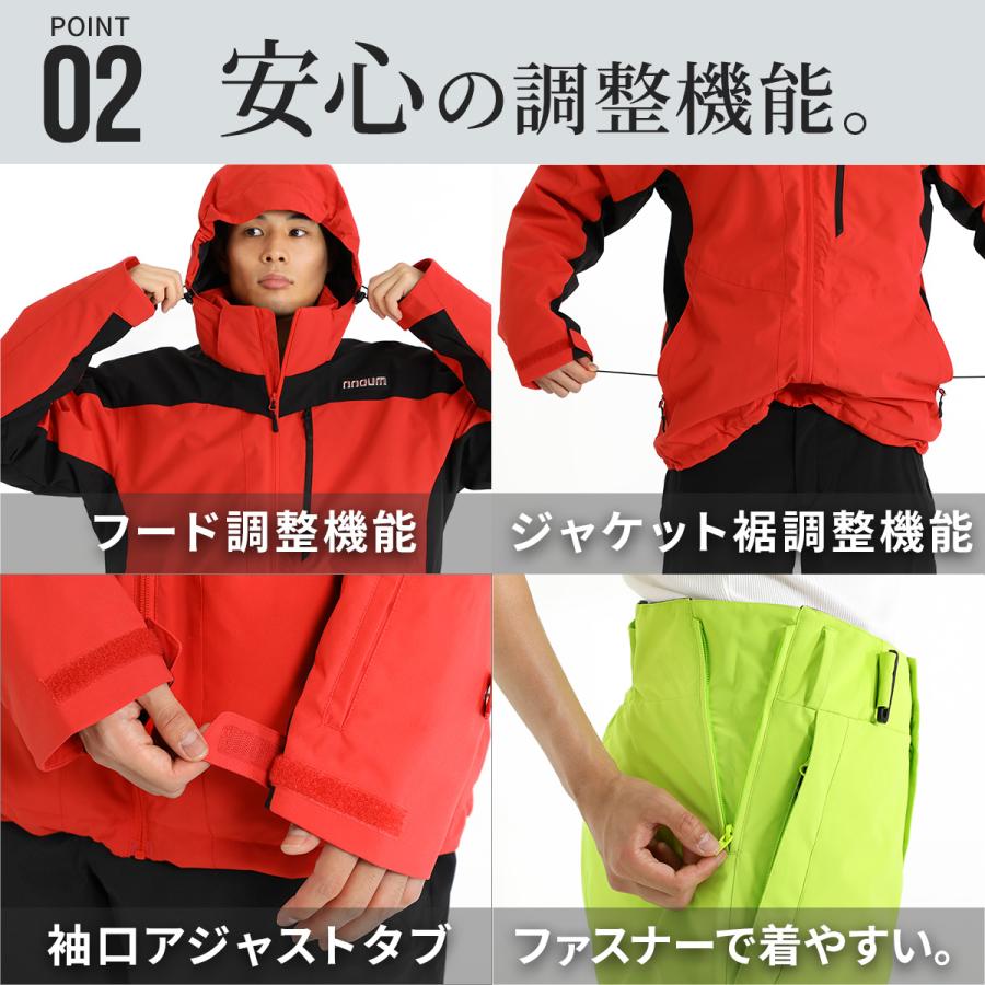 NNOUM 【エントリーでP最大17倍！27日〜】スキーウェア メンズ