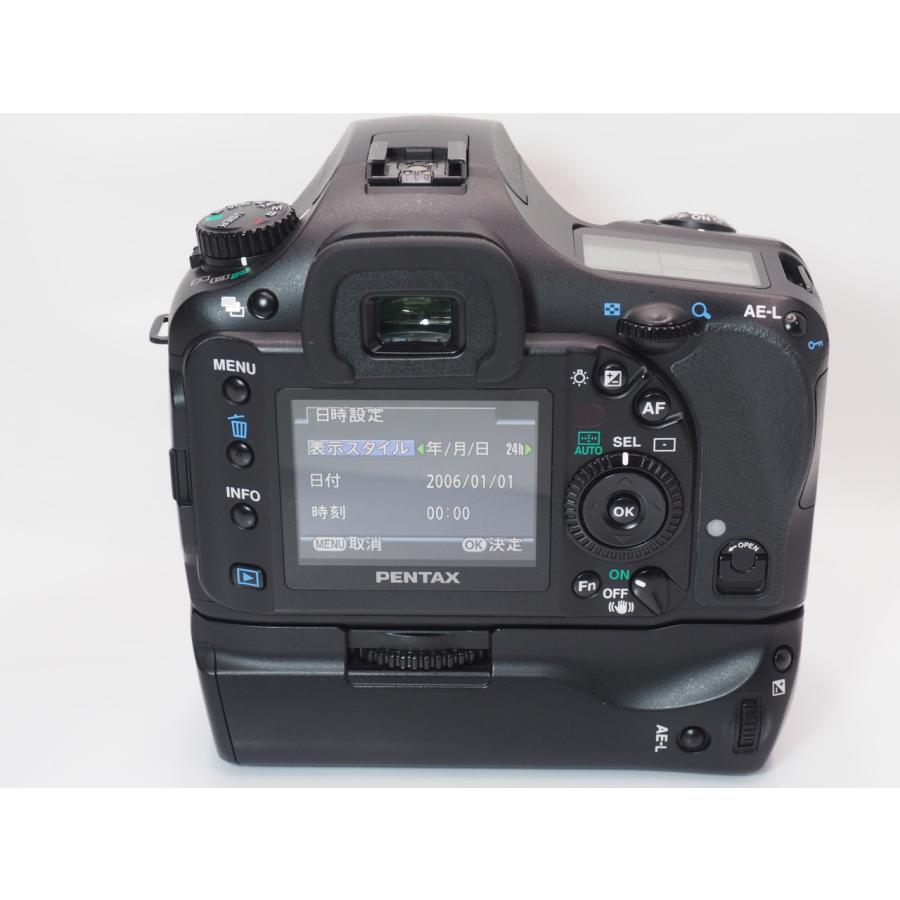 ペンタックス 【 美品 】PENTAX K10D ボディー D-BG2 バッテリー