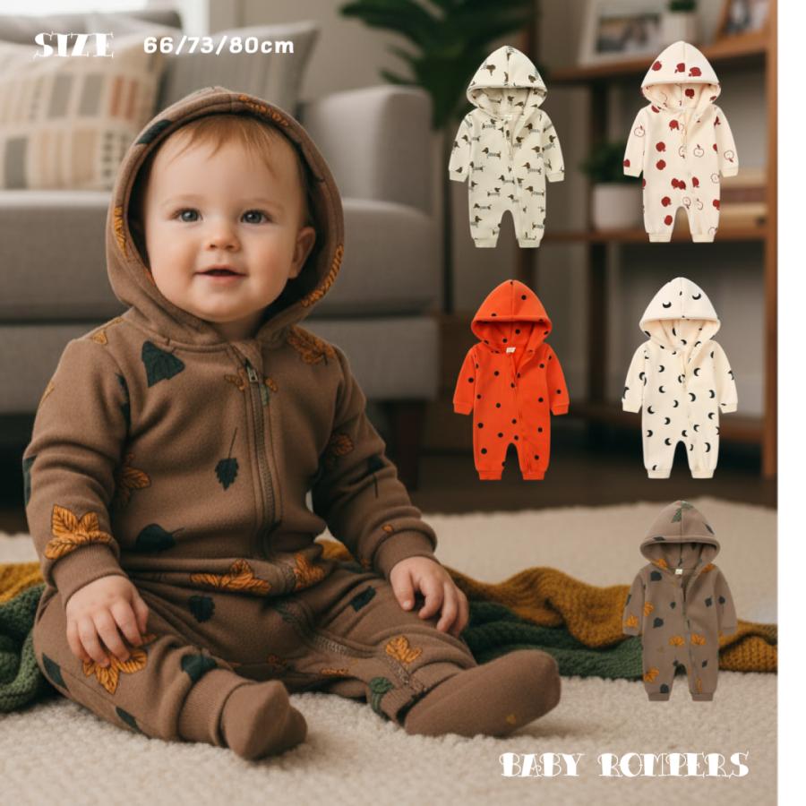 ベビー服 カバーオール ロンパース 新生児 乳幼児 ロンパス 可愛い