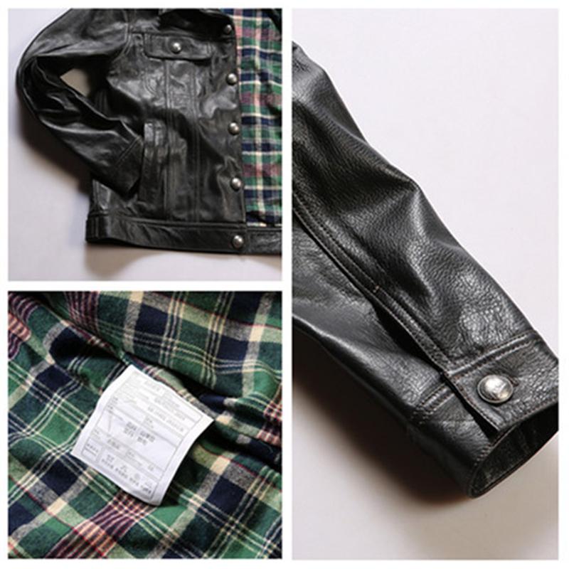 ゴートスキン ヤギ革 本革ジャケット レザージャケット 革ジャン 革