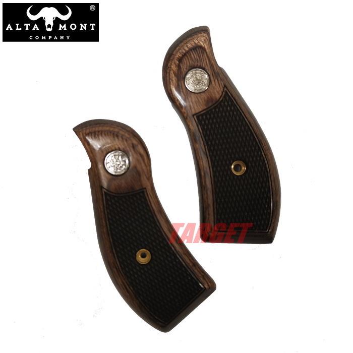 アルタモント S&W Kフレーム ラウンドバット用 木製グリップ サービス