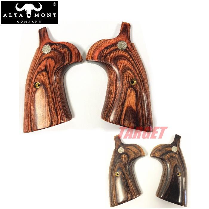 アルタモント S&W Kフレーム ラウンドバット用 木製グリップ