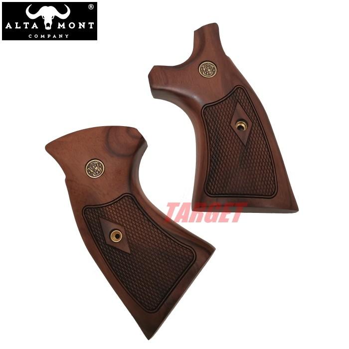アルタモント S&W Kフレーム スクエアバット用 木製グリップ