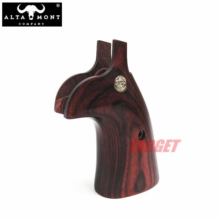 ☆アルタモント S&W Kフレーム スクエアバット用 木製グリップ