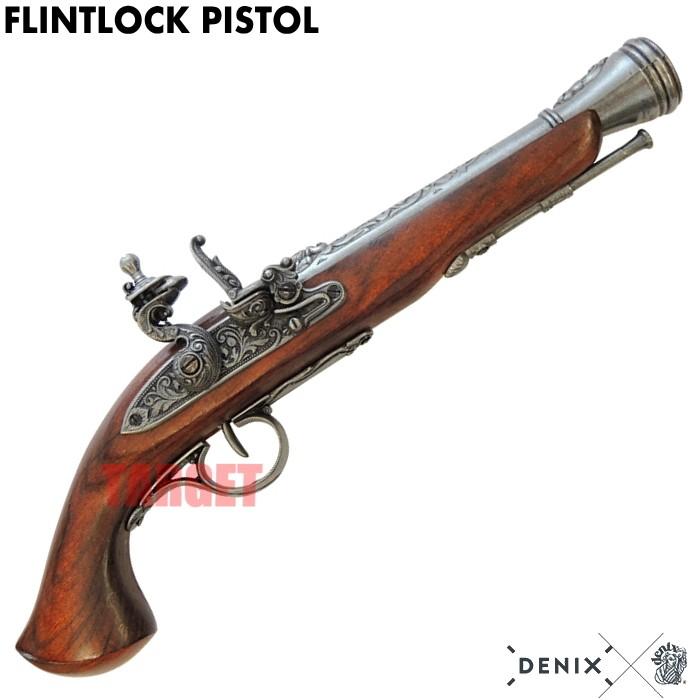 DENIX フリントロックピストル グレー 1076/G (デニックス ブランダー