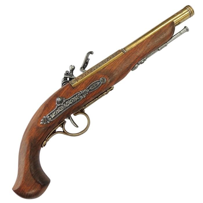 ☆DENIX フリントロックピストル 左手用 ゴールド 1129/L (デニックス