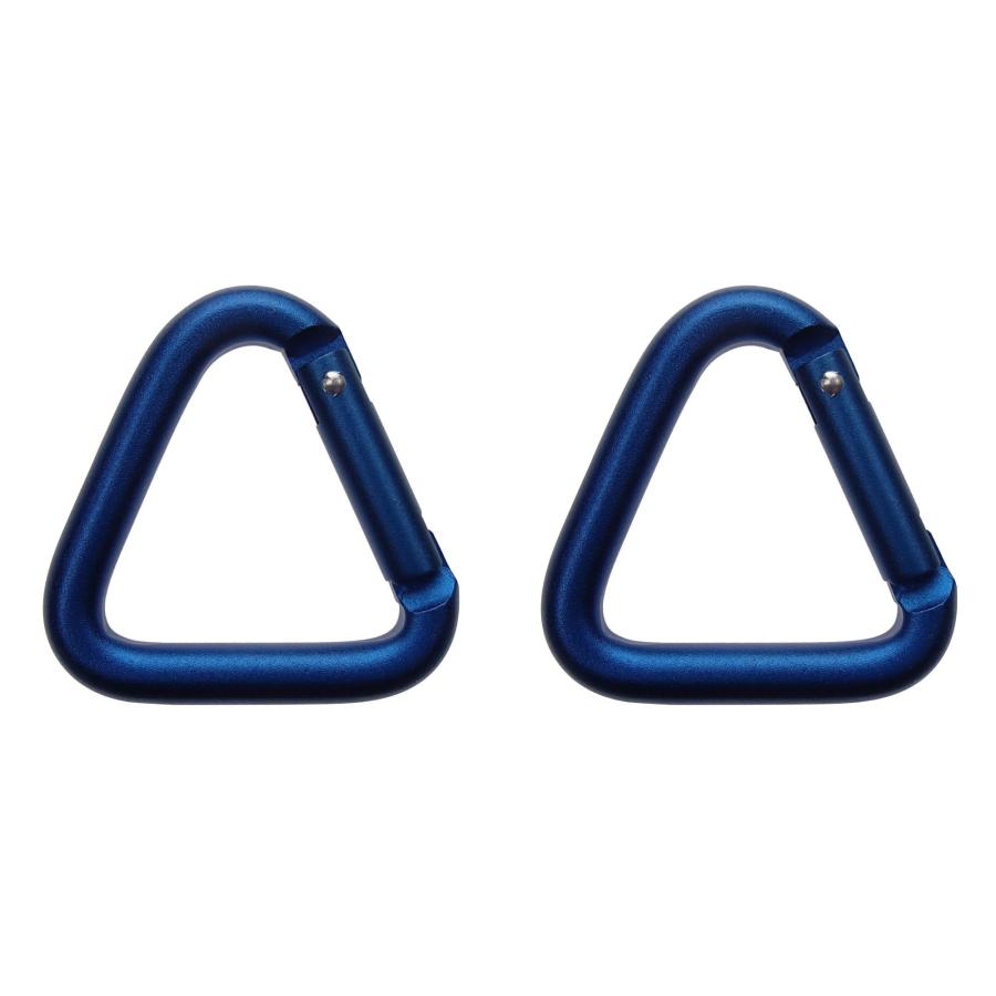 2個セット】 トライアングル カラビナ 三角形 キーホルダー ベルト