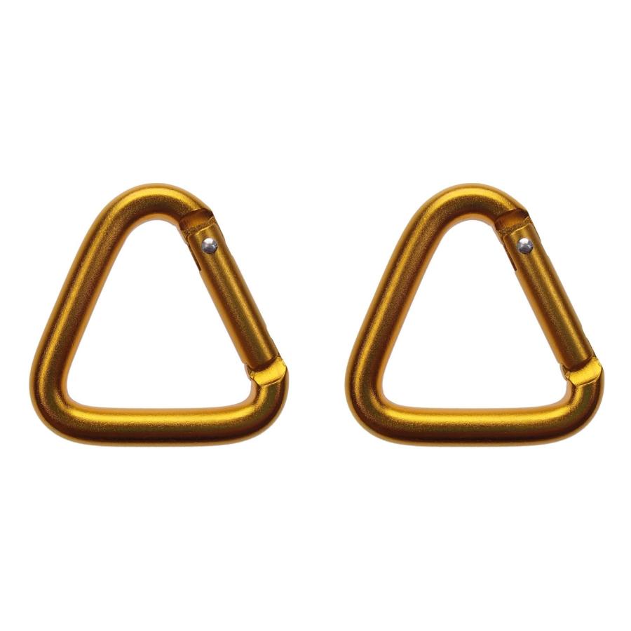 2個セット】 トライアングル カラビナ 三角形 キーホルダー ベルト